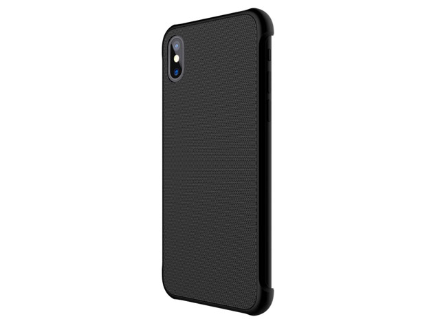 Чехол Nillkin Tempered Magnet case для Apple iPhone X (черный, пластиковый)