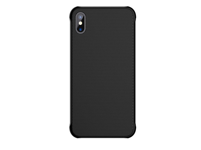 Чехол Nillkin Tempered Magnet case для Apple iPhone X (черный, пластиковый)