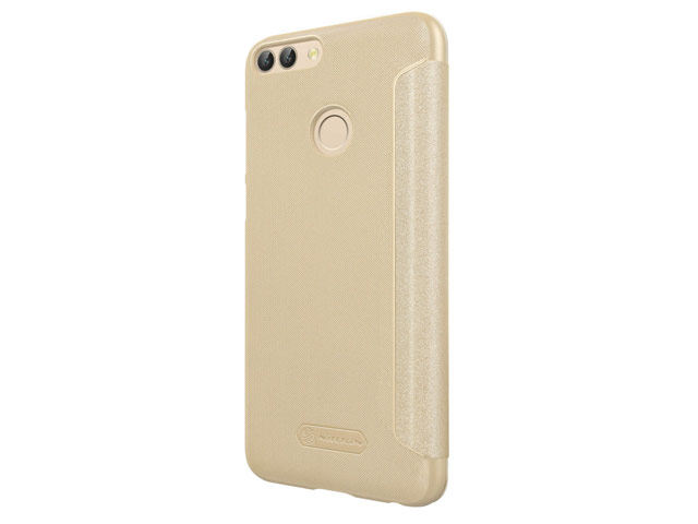 Чехол Nillkin Sparkle Leather Case для Huawei P smart (золотистый, винилискожа)