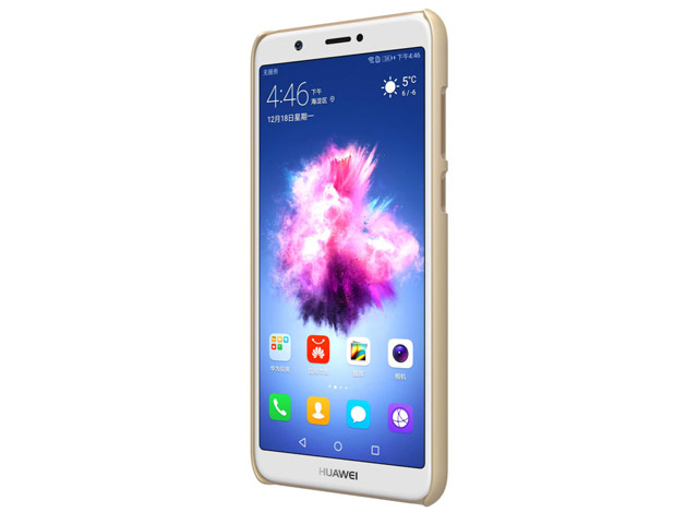 Чехол Nillkin Hard case для Huawei P smart (золотистый, пластиковый)