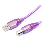 USB-кабель HP Hi-Speed Cable универсальный (USB A-B, USB 2.0, 3 метра, фиолетовый)