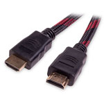 HDMI-кабель iPower HDMI Cable универсальный (ver.1.4, 1.5 метра, армированный, черный)