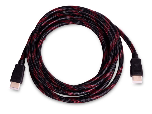 HDMI-кабель iPower HDMI Cable универсальный (ver.1.4, 3 метра, армированный, черный)