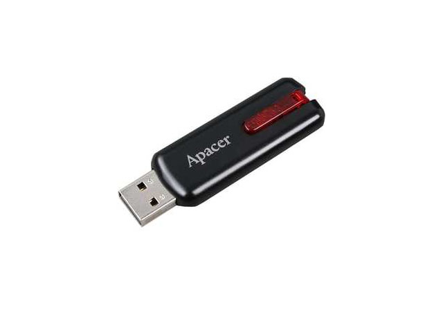 Флеш-карта Apacer Flash Drive AH326 (8Gb, USB 2.0, черная)