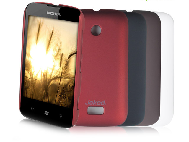 Чехол Jekod Hard case для Nokia Lumia 510 (белый, пластиковый)