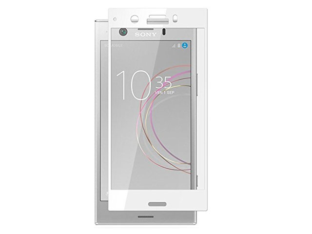 Защитная пленка Yotrix 3D Glass Protector для Sony Xperia XZ1 compact (стеклянная, белая)