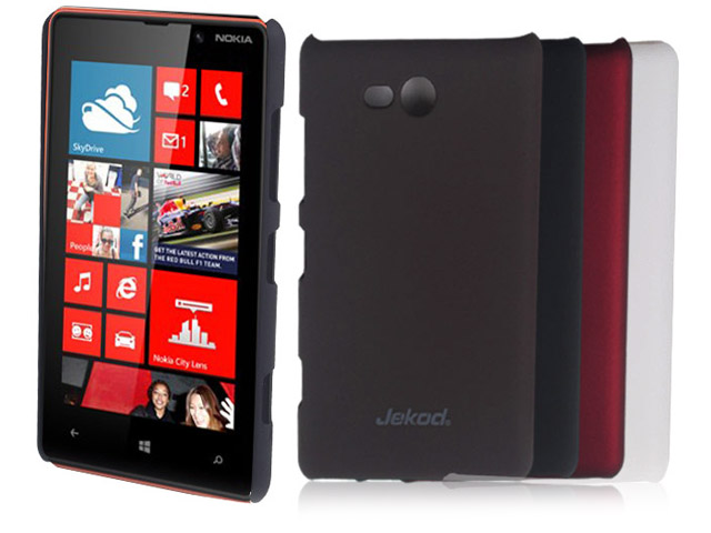 Чехол Jekod Hard case для Nokia Lumia 820 (черный, пластиковый)