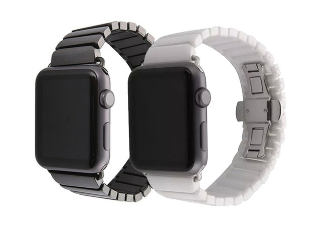 Ремешок для часов Synapse Ceramic Bracelet для Apple Watch (42 мм, черный, керамический)