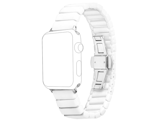 Ремешок для часов Synapse Ceramic Bracelet для Apple Watch (42 мм, белый, керамический)