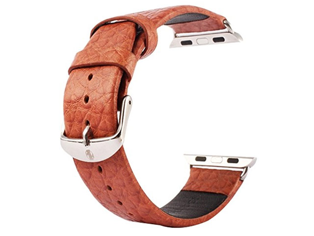 Ремешок для часов Kakapi Buffalo Leather Band для Apple Watch (42 мм, коричневый, кожаный)