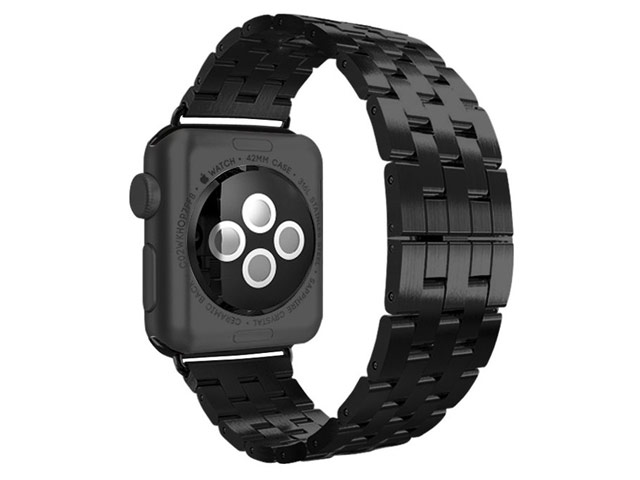 Ремешок для часов Synapse Metal Bracelet для Apple Watch (42 мм, черный, стальной)