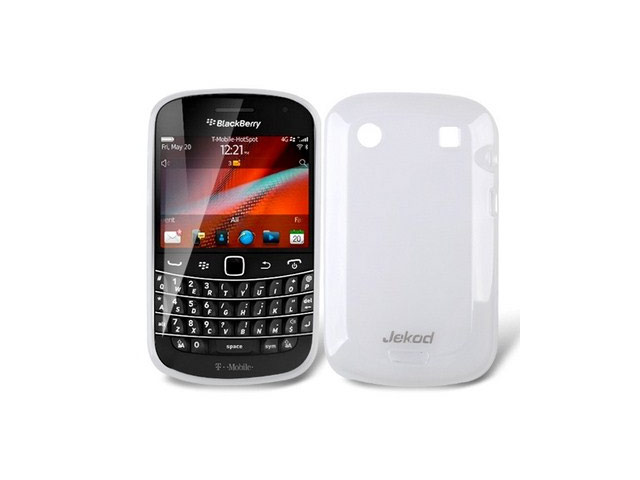 Чехол Jekod Soft case для BlackBerry Bold 9900 (белый, гелевый)