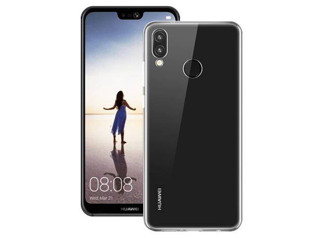 Чехол Yotrix UltrathinCase для Huawei P20 (прозрачный, гелевый)