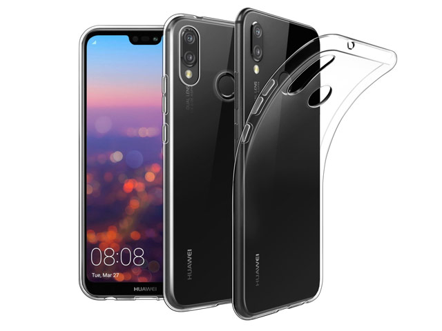 Чехол Yotrix UltrathinCase для Huawei P20 lite (прозрачный, гелевый)