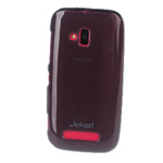 Чехол Jekod Soft case для Nokia Lumia 610 (черный, гелевый)