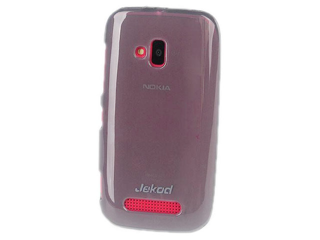 Чехол Jekod Soft case для Nokia Lumia 610 (черный, гелевый)