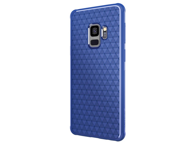 Чехол Nillkin Weave case для Samsung Galaxy S9 (синий, гелевый)