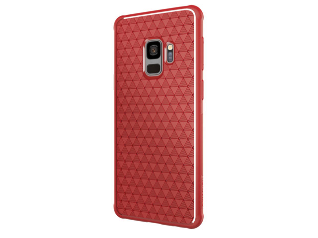 Чехол Nillkin Weave case для Samsung Galaxy S9 (красный, гелевый)