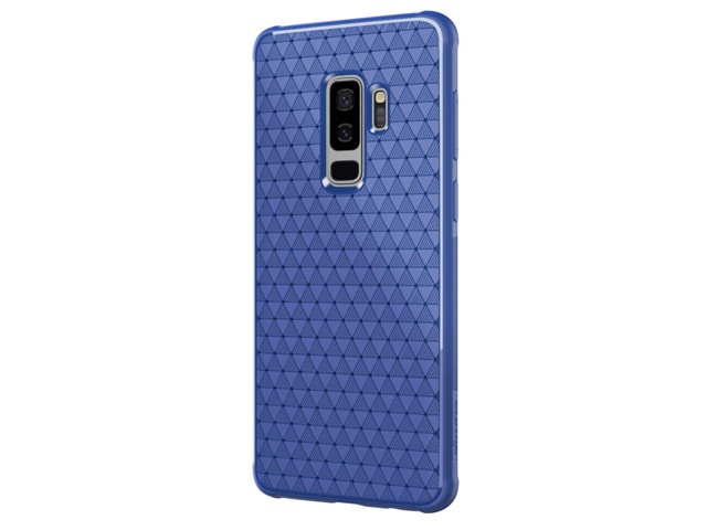 Чехол Nillkin Weave case для Samsung Galaxy S9 plus (синий, гелевый)