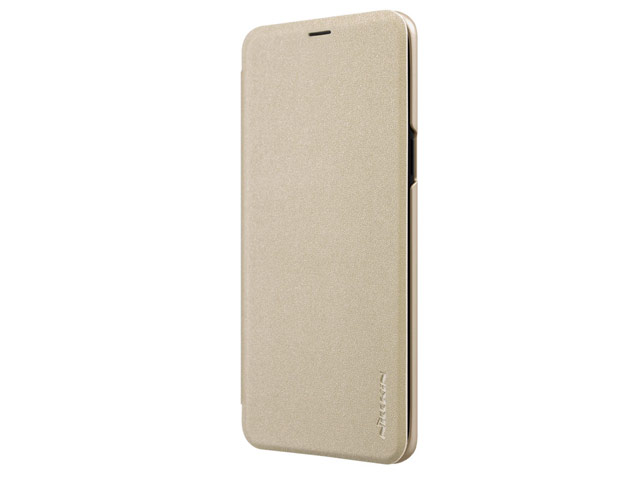 Чехол Nillkin Sparkle Leather Case для Samsung Galaxy S9 plus (золотистый, винилискожа)