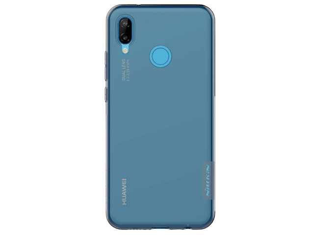 Чехол Nillkin Nature case для Huawei P20 lite (серый, гелевый)