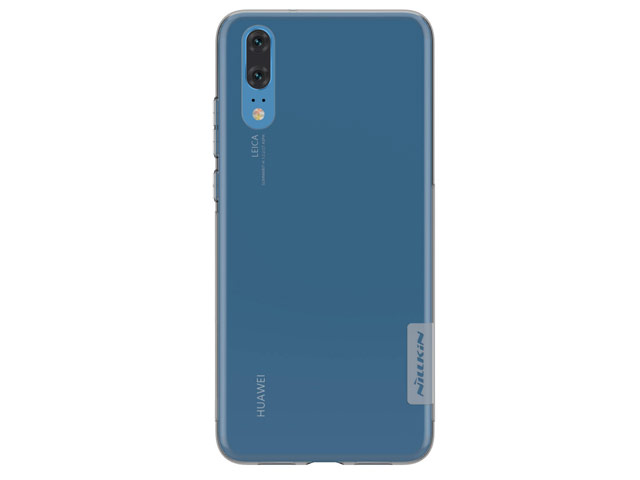 Чехол Nillkin Nature case для Huawei P20 (серый, гелевый)