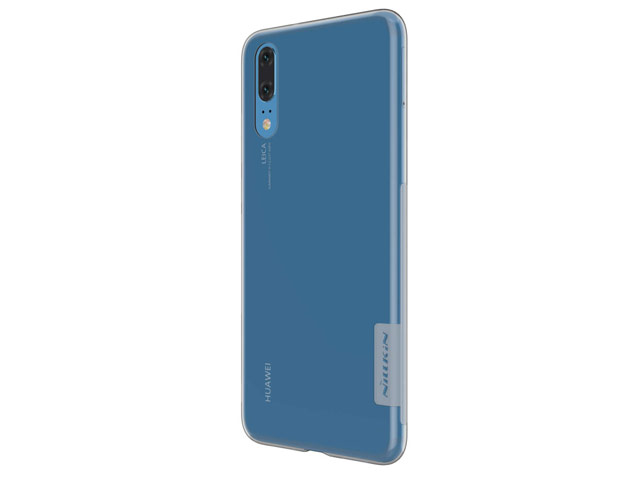 Чехол Nillkin Nature case для Huawei P20 (серый, гелевый)