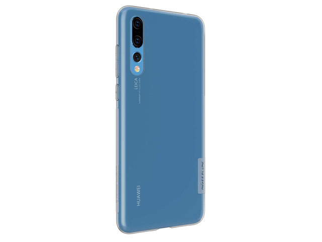 Чехол Nillkin Nature case для Huawei P20 pro (серый, гелевый)