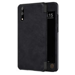 Чехол Nillkin Qin leather case для Huawei P20 (черный, кожаный)