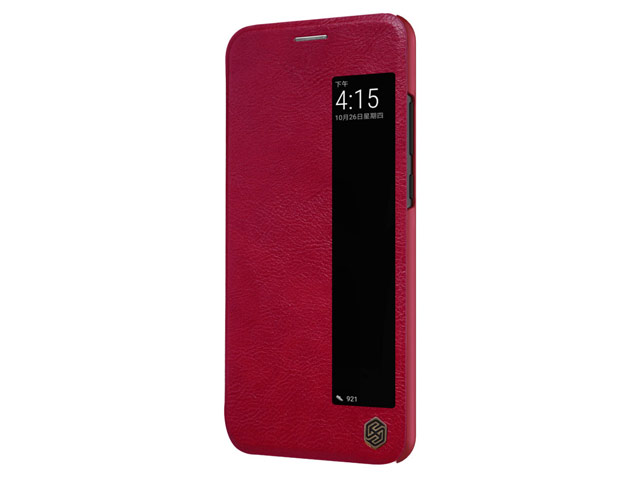 Чехол Nillkin Qin leather case для Huawei P20 (красный, кожаный)