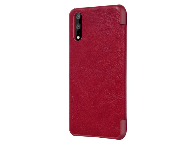 Чехол Nillkin Qin leather case для Huawei P20 (красный, кожаный)