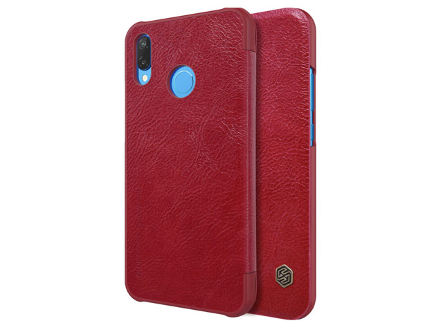 Чехол Nillkin Qin leather case для Huawei P20 lite (красный, кожаный)