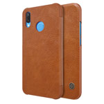 Чехол Nillkin Qin leather case для Huawei P20 lite (коричневый, кожаный)