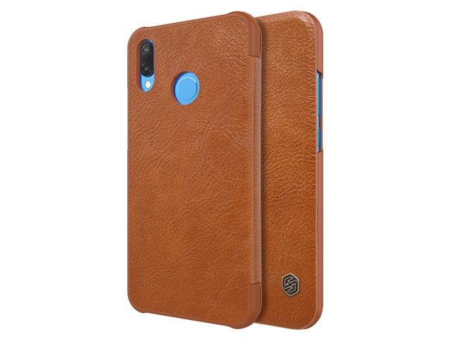 Чехол Nillkin Qin leather case для Huawei P20 lite (коричневый, кожаный)