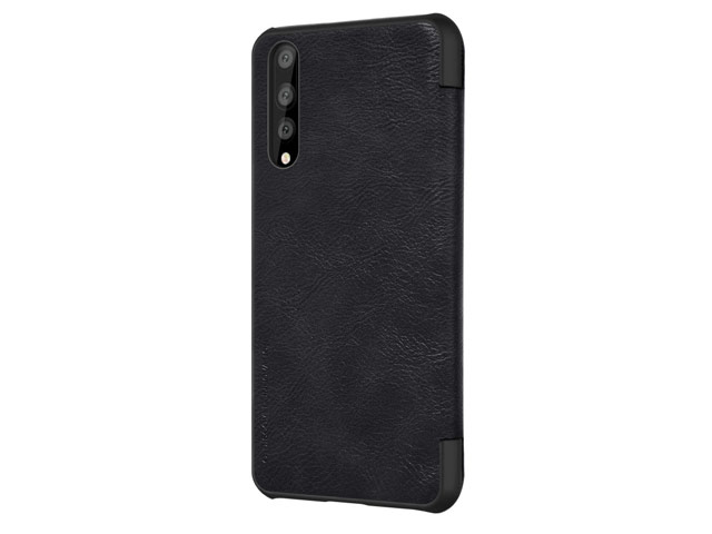 Чехол Nillkin Qin leather case для Huawei P20 pro (черный, кожаный)