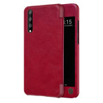 Чехол Nillkin Qin leather case для Huawei P20 pro (красный, кожаный)