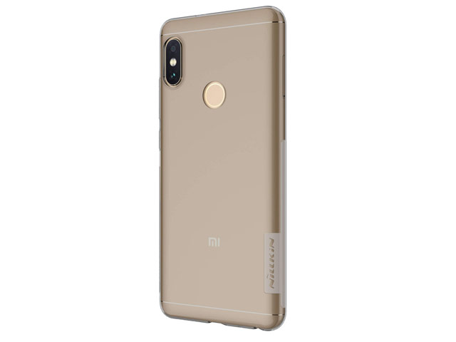 Чехол Nillkin Nature case для Xiaomi Redmi Note 5 pro (серый, гелевый)