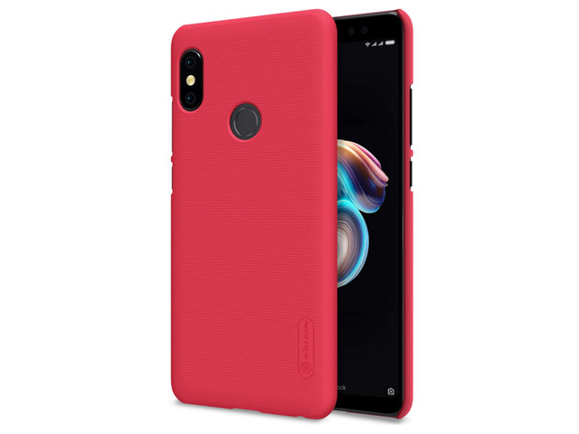 Чехол Nillkin Hard case для Xiaomi Redmi Note 5 pro (красный, пластиковый)