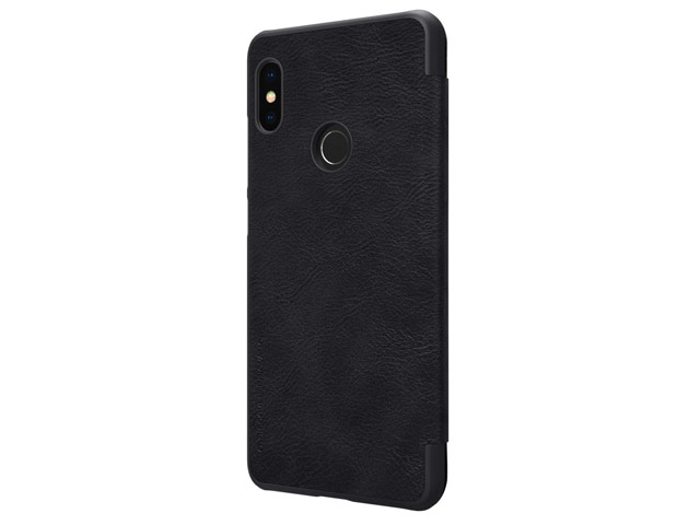 Чехол Nillkin Qin leather case для Xiaomi Redmi Note 5 pro (черный, кожаный)