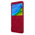 Чехол Nillkin Qin leather case для Xiaomi Redmi Note 5 pro (красный, кожаный)