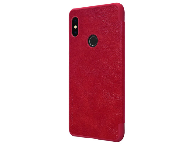 Чехол Nillkin Qin leather case для Xiaomi Redmi Note 5 pro (красный, кожаный)