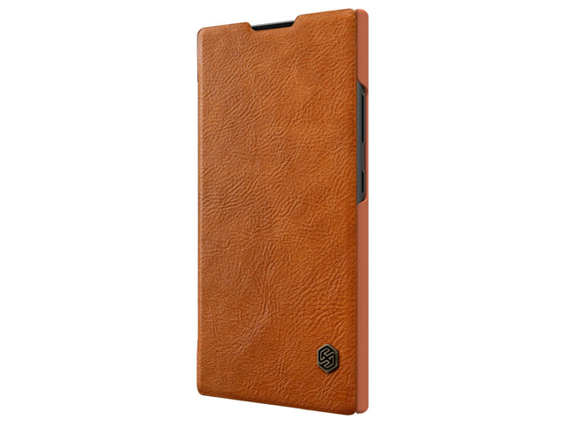 Чехол Nillkin Qin leather case для Sony Xperia L2 (коричневый, кожаный)