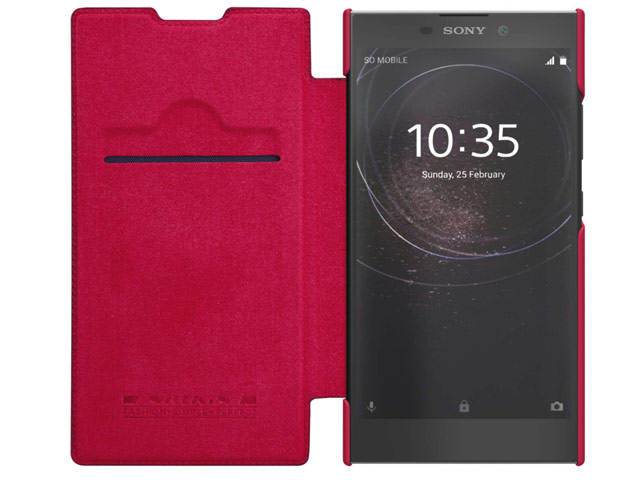 Чехол Nillkin Qin leather case для Sony Xperia L2 (красный, кожаный)