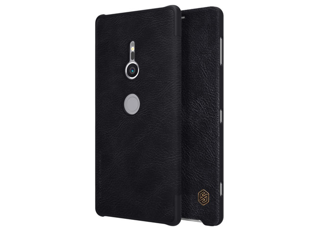 Чехол Nillkin Qin leather case для Sony Xperia XZ2 (черный, кожаный)