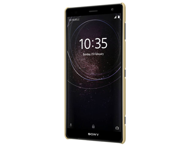 Чехол Nillkin Hard case для Sony Xperia XZ2 (золотистый, пластиковый)