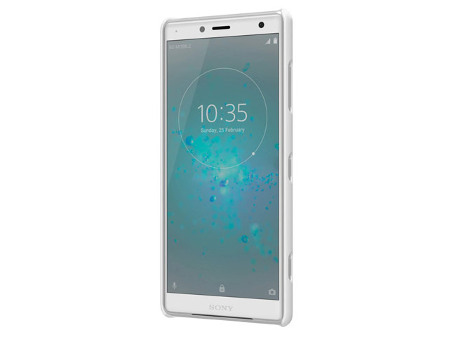 Чехол Nillkin Hard case для Sony Xperia XZ2 compact (белый, пластиковый)