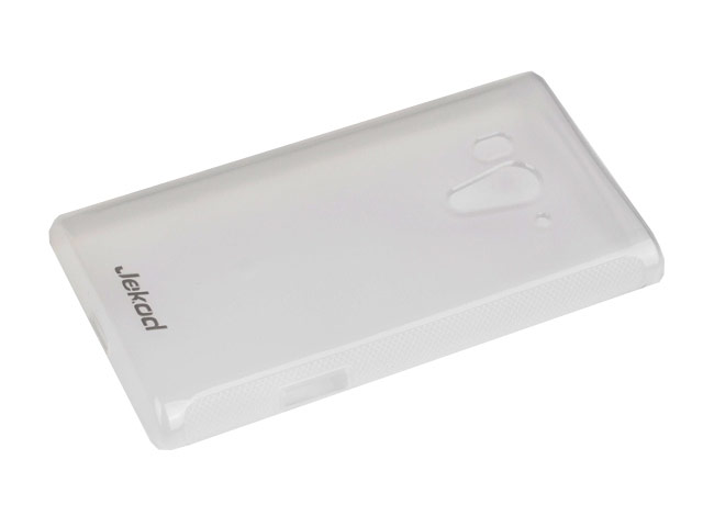 Чехол Jekod Soft case для Sony Xperia arco S LT26w (белый, гелевый)