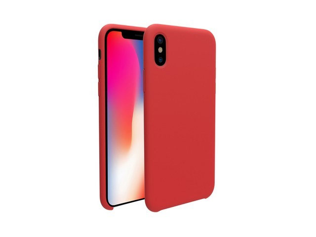 Чехол Nillkin Flex Pure case для Apple iPhone X (красный, гелевый)