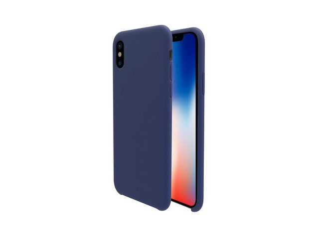 Чехол Nillkin Flex Pure case для Apple iPhone X (синий, гелевый)