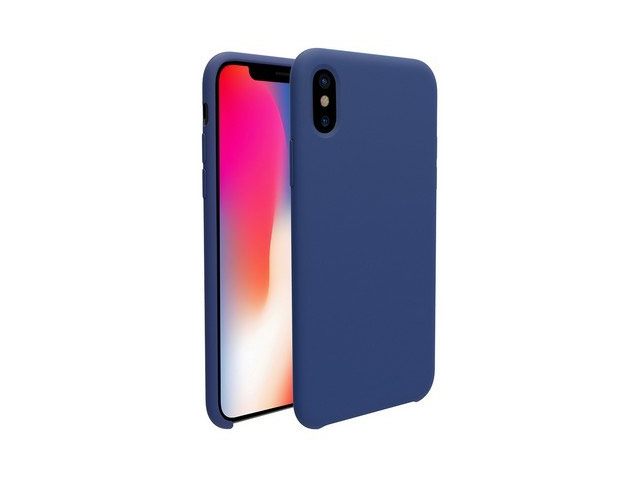 Чехол Nillkin Flex Pure case для Apple iPhone X (синий, гелевый)